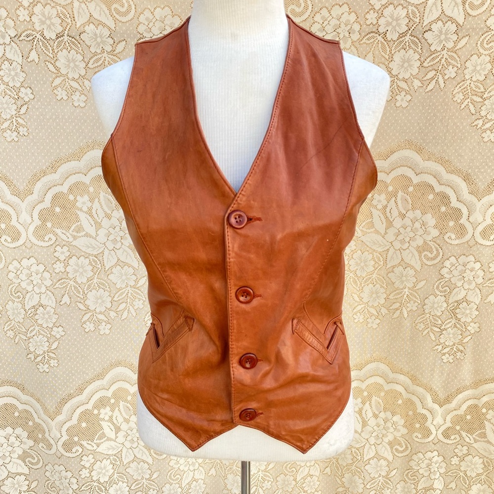 Vintage Leather Vest